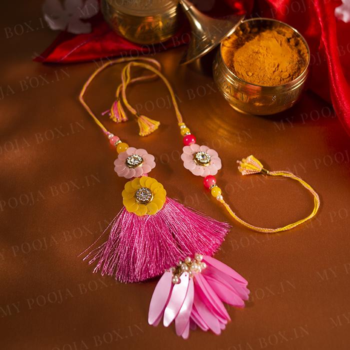 Crafted Rakhi for Bhaiya Bhabhi