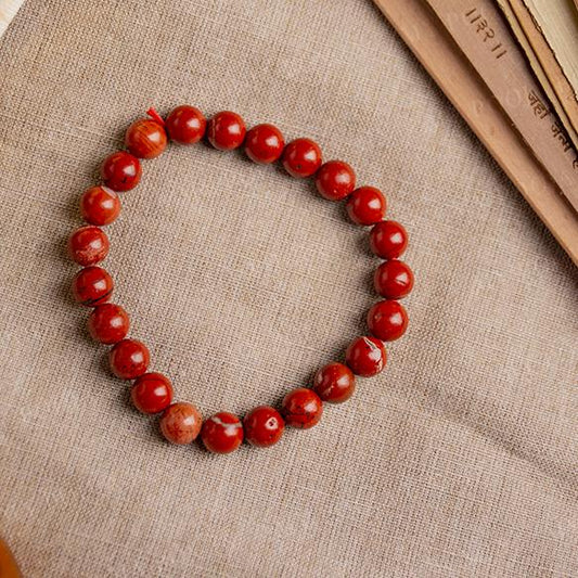 Red Jasper Natural Crystal Healing Bracelet