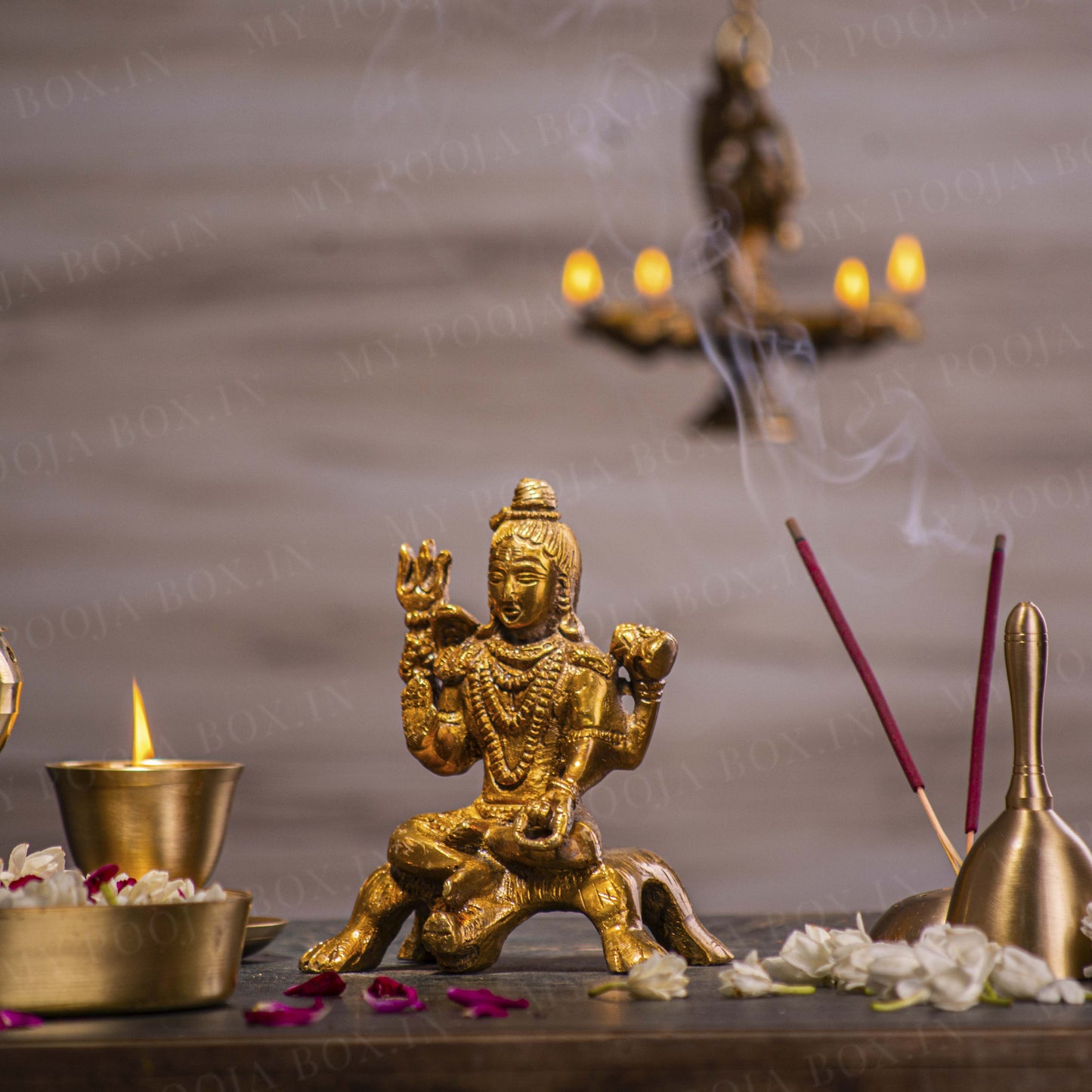 Handcrafted Lord Shiva Brass Idol