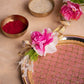 Pretty Dahlia Karwa Chauth Thali Set