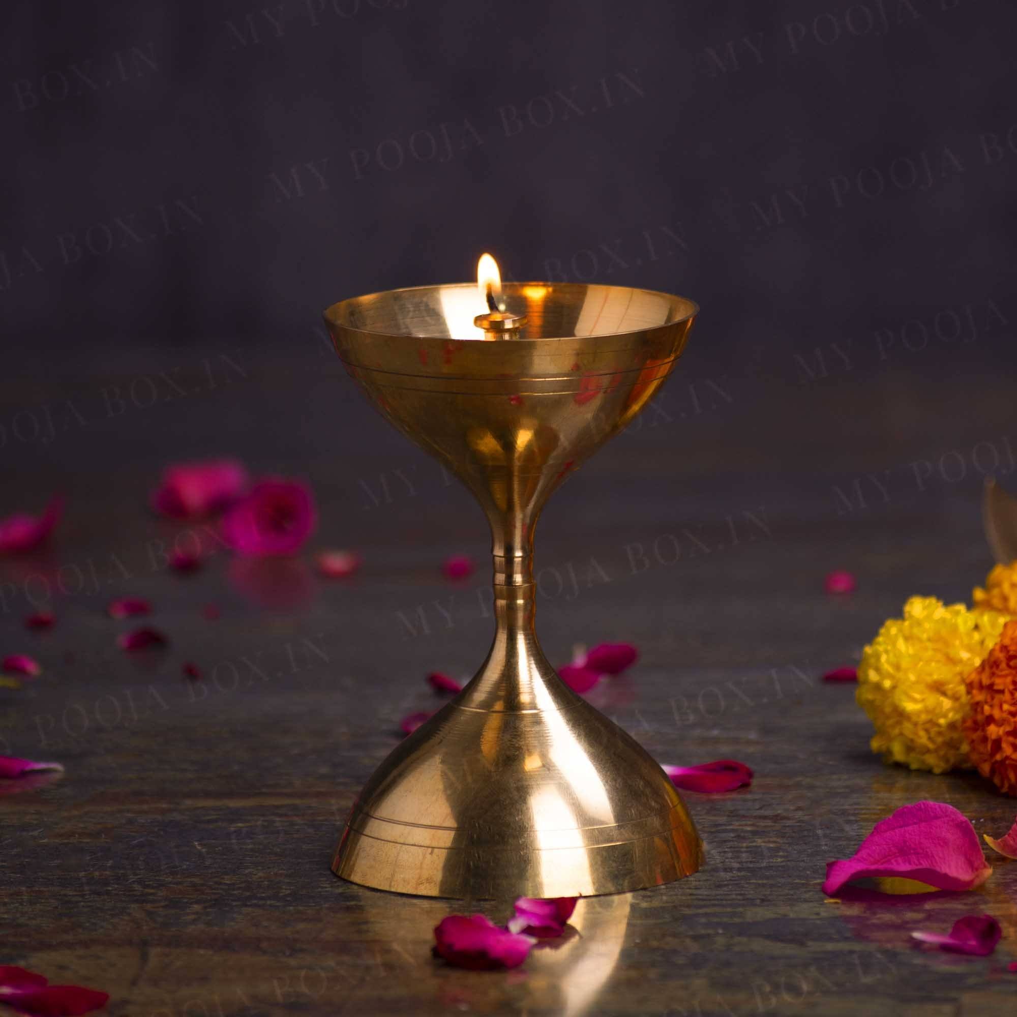 Sacred Brass Diya