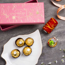 Delightful Bhai Dooj Box with Ferrero Rocher