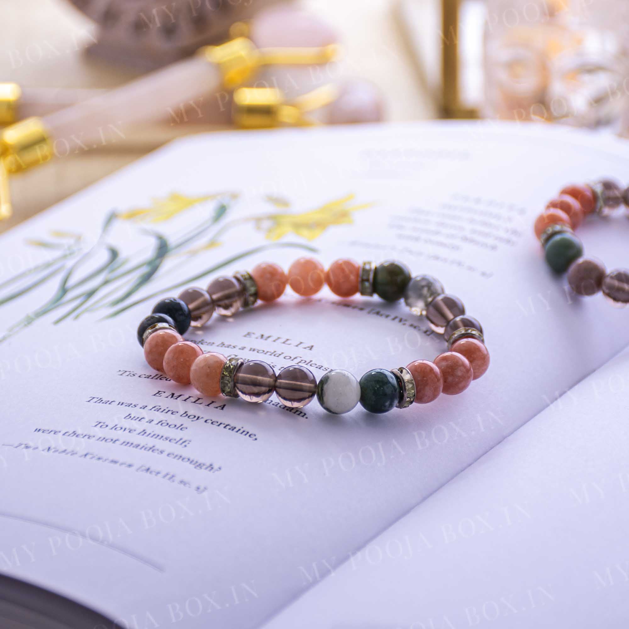 Remove Fatigue Natural Crystal Healing Bracelet