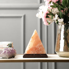 Himalayan Pink Salt Pyramid Glow Lamp