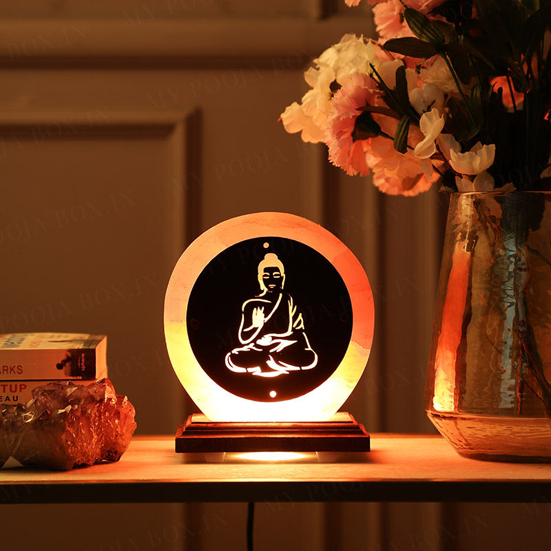 Himalayan Pink Salt Buddha Glow Lamp