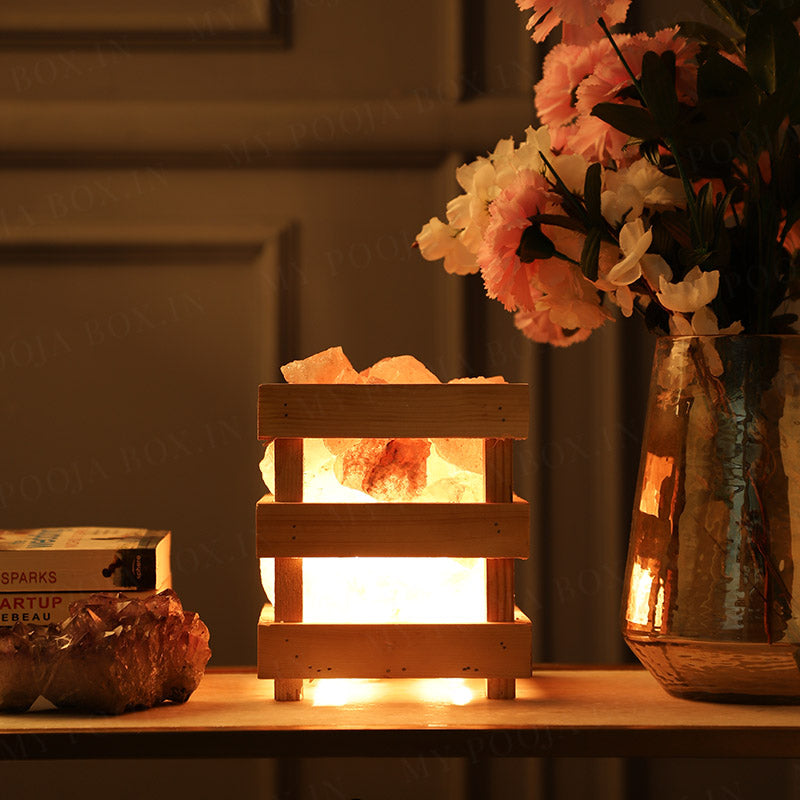 Himalayan Rock Salt Lamp Basket