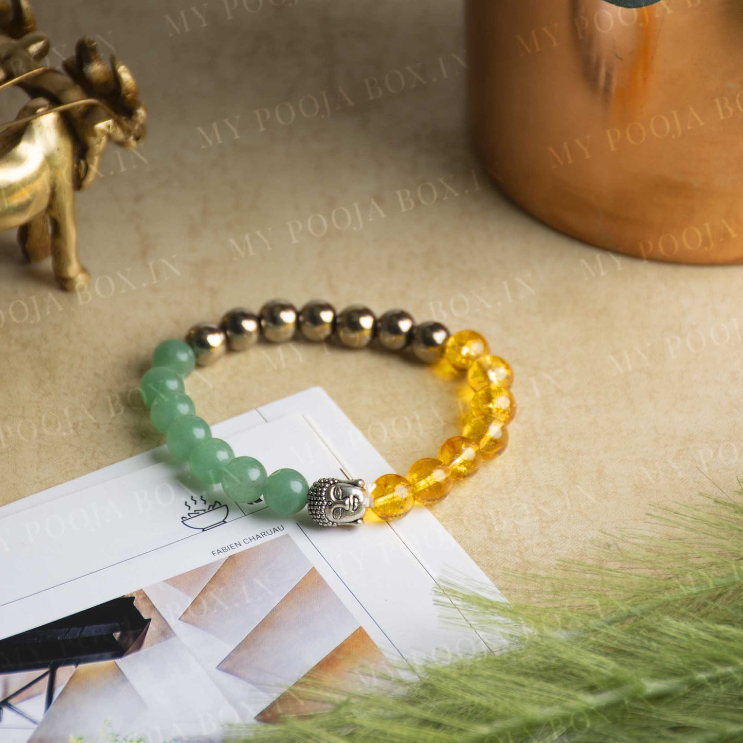 Attain Success & Harmony with Citrine and Green Aventurine Bracelet |  Brahmatells — BrahmatellsStore