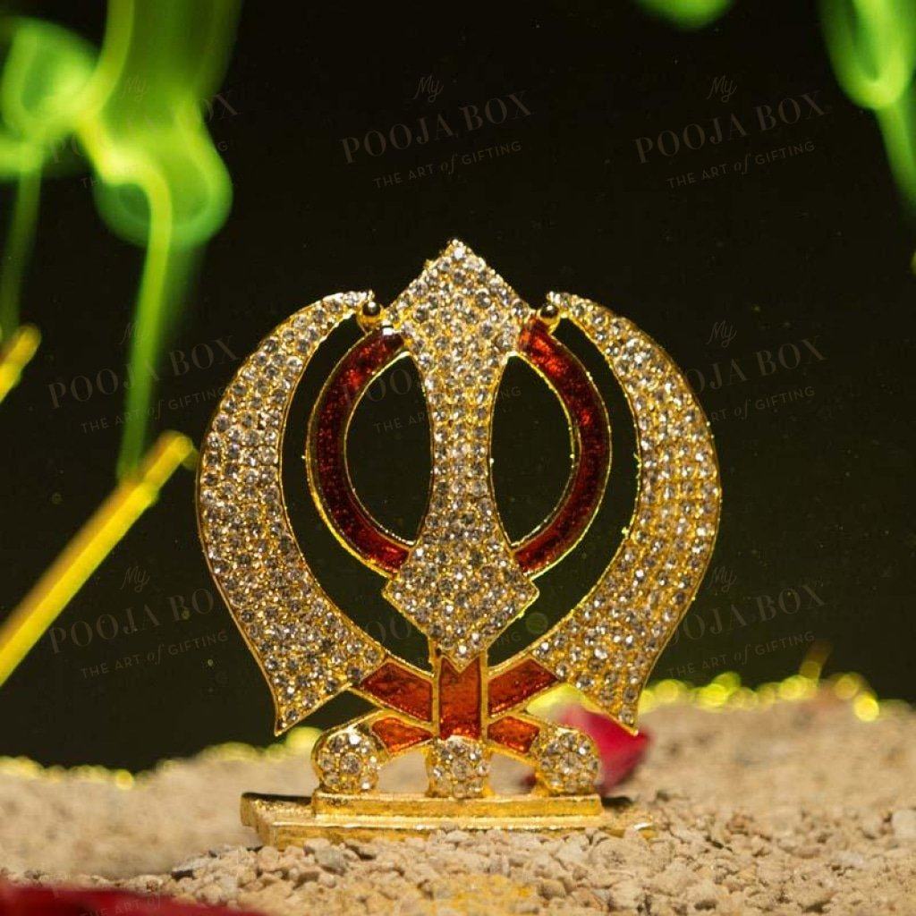 Antique Nishan Sahib Khanda Sikh Symbol