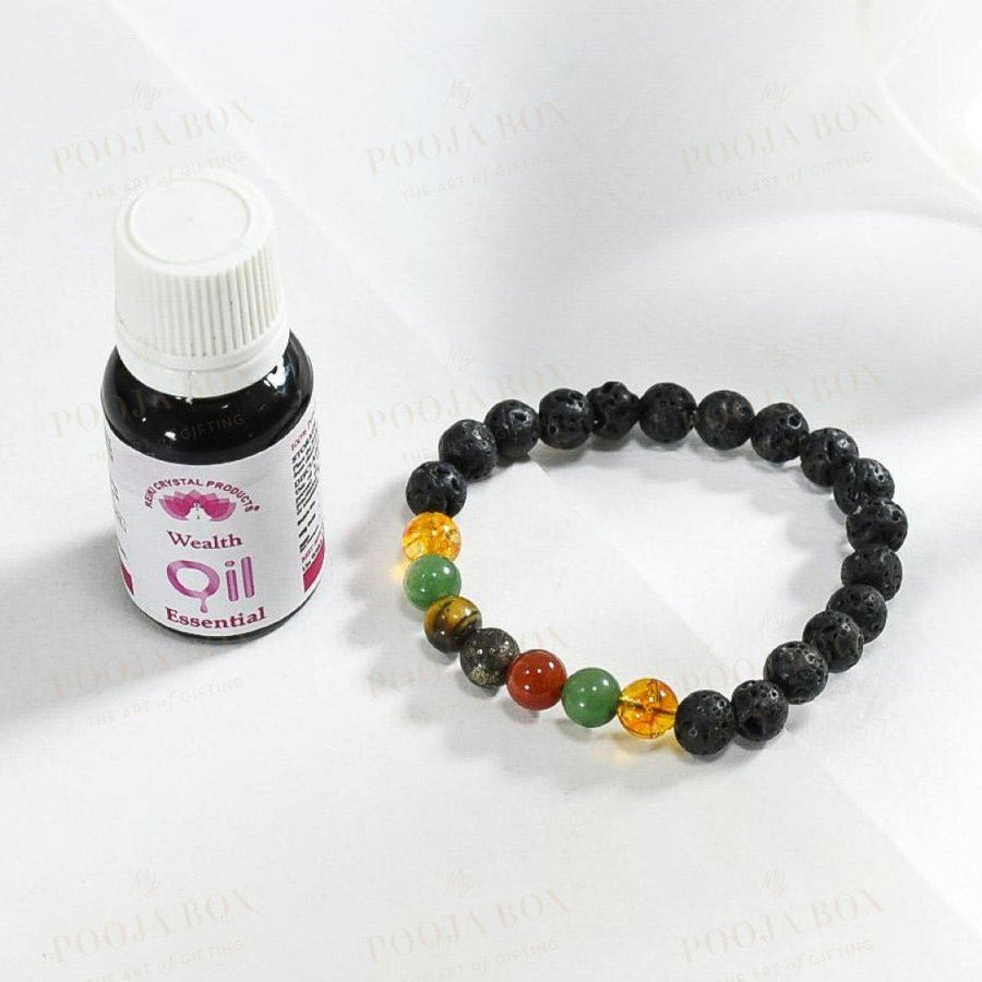 Aroma Therapy Bracelet For Wealth Reiki