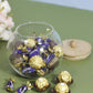 Pretty Round Chocolate Jar With Lid Crockery