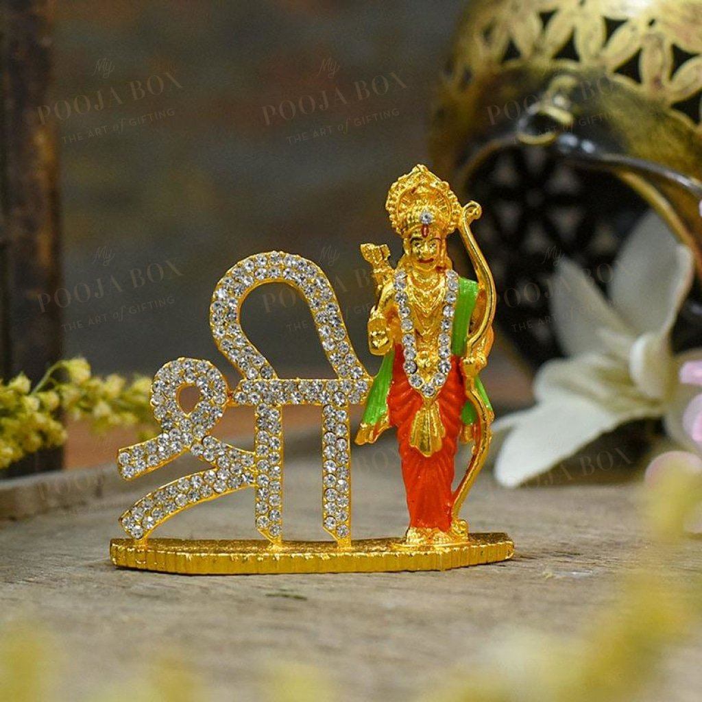 Stunning Shri Ram Dashboard Idol/murti Idol